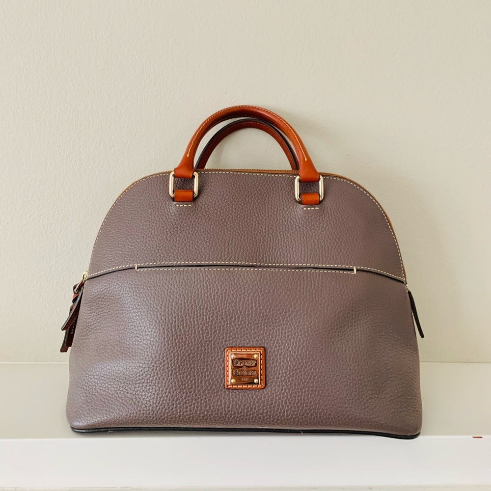 NWOT Vintage Dooney & Bourke Tan Leather Satchel Purse